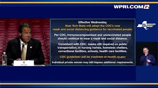 VIDEO NOW: New York Gov. Andrew Cuomo discusses  new guidelines on masks, social distancing