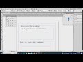 How to create table on InDesign