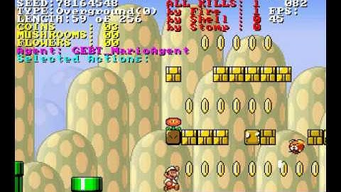 Grammatical Evolution of Behaviour Trees for Mario AI (Single)