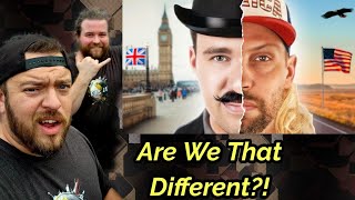 Americans React To "UK vs USA Culture, Explained | Jimmy The Giant"