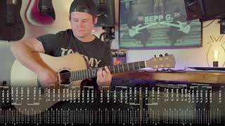 Chris Steger- Leicht kennt ma´s hom (Guitar Playthrough by Sepp Gappmaier) w/tabs