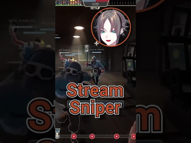 VTuber getting stream snipedのサムネイル