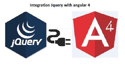 Jquery Integration with Angular 4