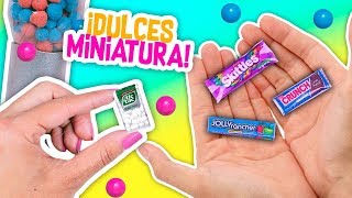 DIY  DULCES MINIATURA  REALES 100% Comestibles  Manualidades Fantásticas!