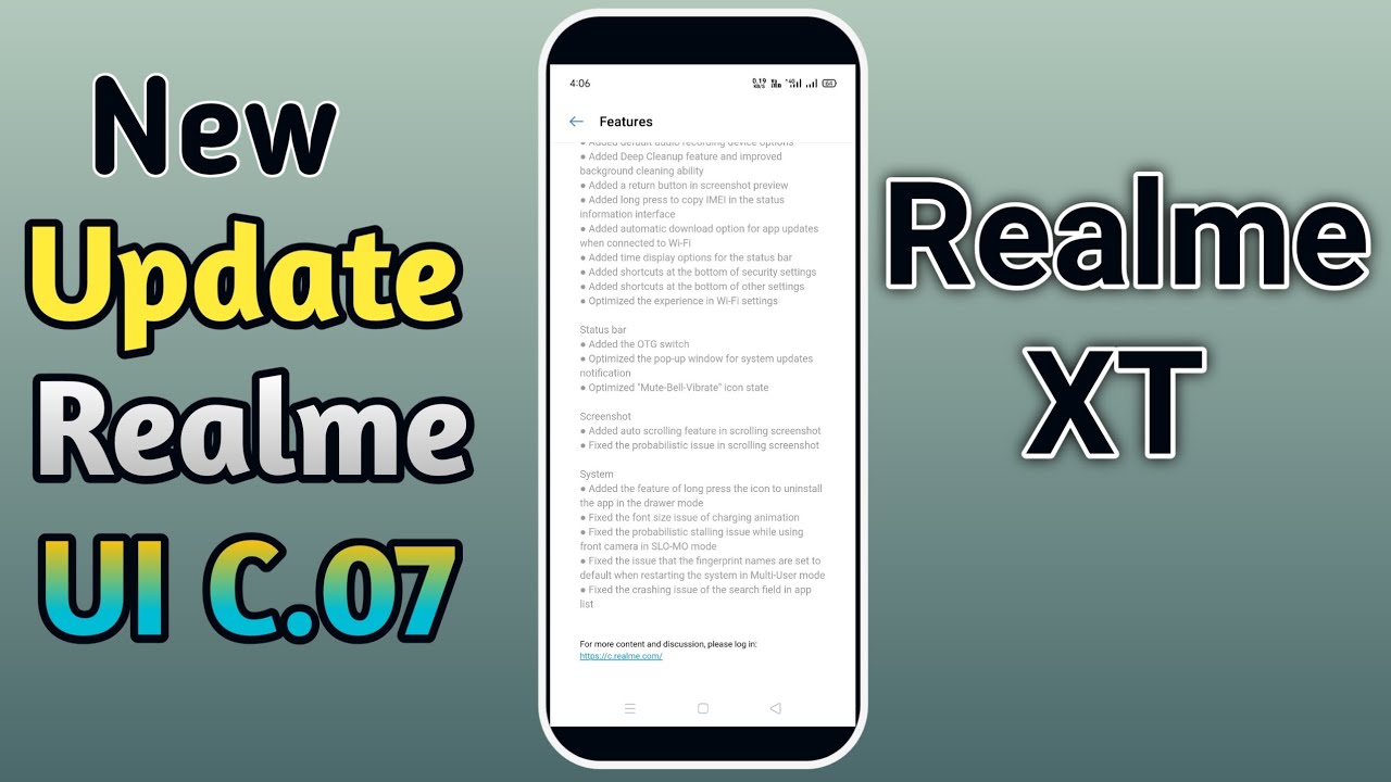 Realme XT New Realme UI C.07 Update | 10+ New Features on Realme XT | Realme XT Sep 2020 Update