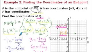 Algebra 1 5-5 Midpoint and Distance Formulas