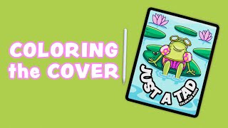 Just A Tad Coloring Book Cover #coloringbook