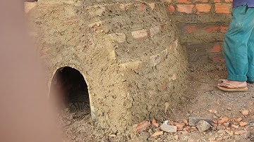 lò hầm than củi