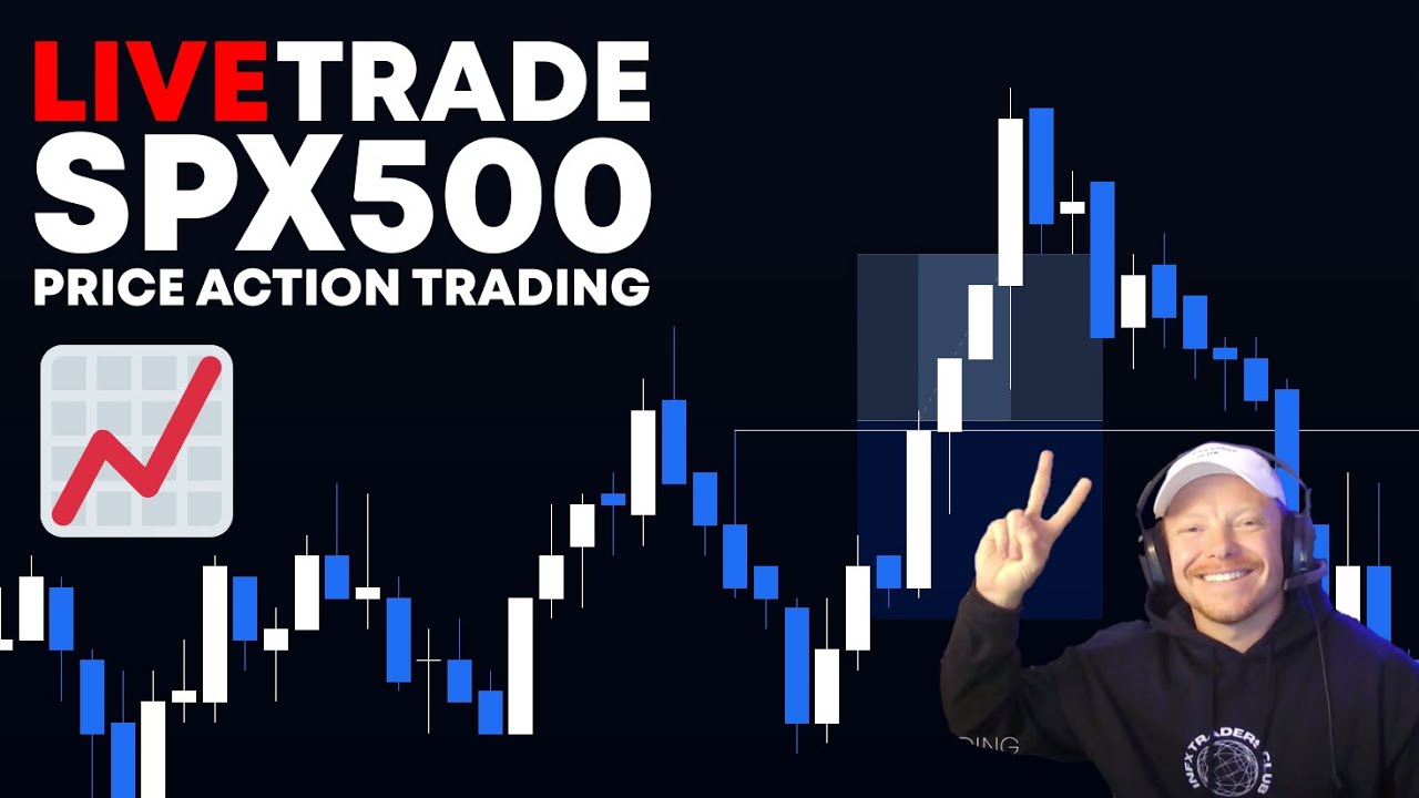 LIVE SPX500/ES TRADE - PRICE ACTION TRADING STRATEGY - FUTURES TRADING