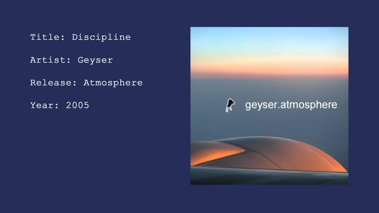 Watch Geyser - Discipline (Official Audio) on YouTube Watch Geyser - Discipline (Official Audio) on YouTube