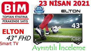 Bi̇m 23 Ni̇san 2021 Elton 43 Inç Fhd Smart Tv Elton Akilli Televi̇zyon Ayrıntılı İnceleme