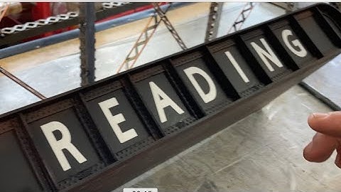 Adding Letters to a Model Train Girder Bridge