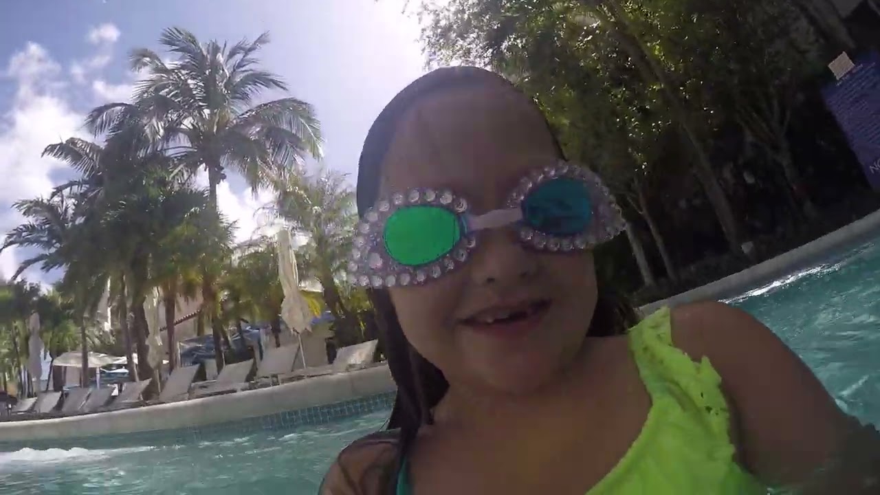 Jojo n dad water park July 26 2024