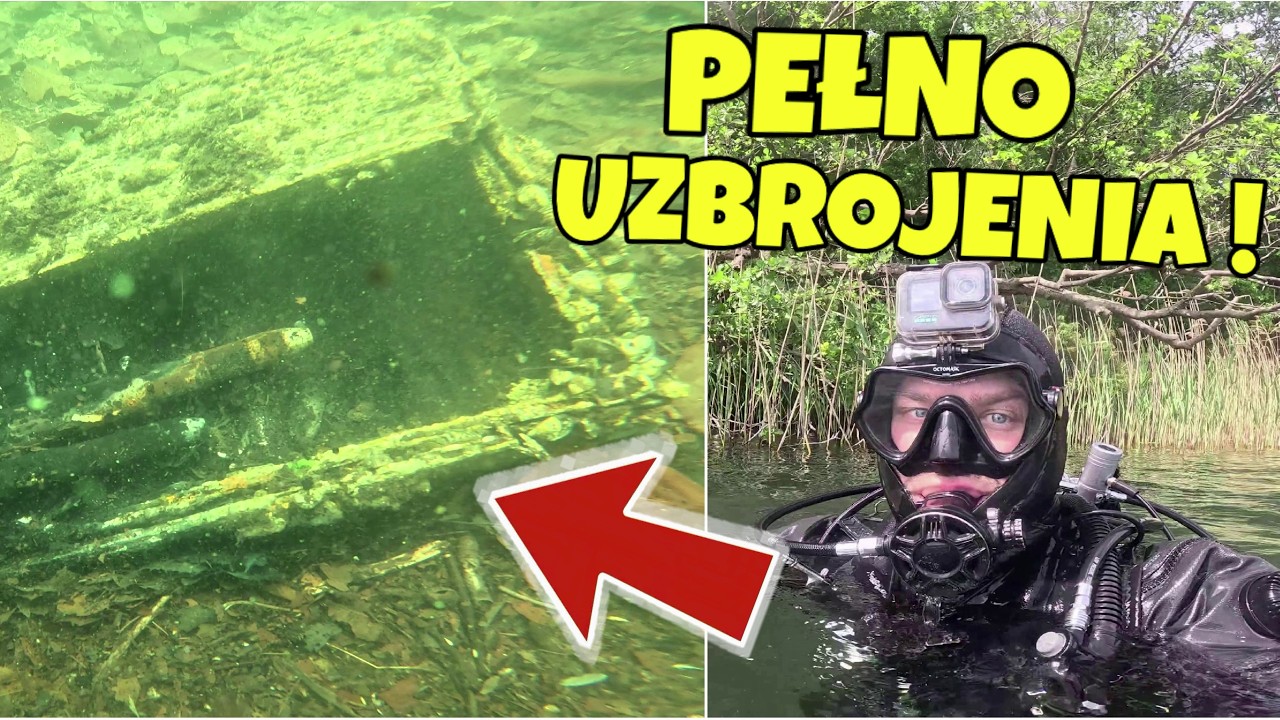 ZNALAZŁEM WOJSKOWĄ SKRZYNIĘ Z DRUGIEJ WOJNY, PORTFEL, TELEFON!!! MASA ZNALEZISK W CZASIE NURKOWANIA!