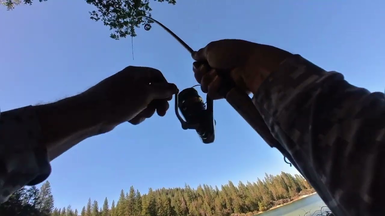 How To Fish For Largemouth Bass. Fishing California Reservoir