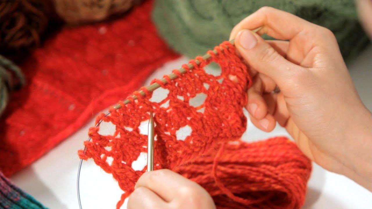 How To Do A Double Yarn Over Knitting