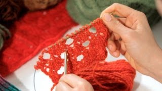 How to Do a Double Yarn Over | Knitting