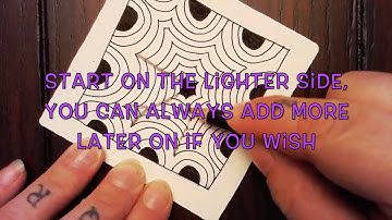 ZENSQRL Tangles: Crescent Moon