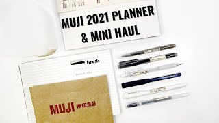 MUJI 2021 Planner  &  Mini Haul