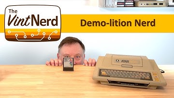 Demoing the Atari CXL4019 In-Store Demonstration Program Cartridge