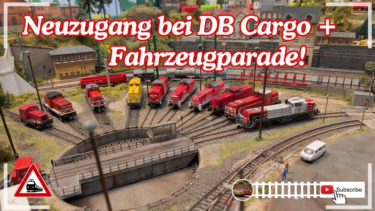 Neuzugang bei DB Cargo & Fahrzeugparade in Sachsental // Modellbahn Spur TT