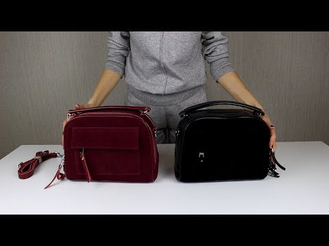 Обзор кожаной сумки через плечо