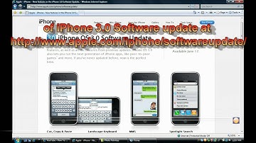 How to Get OFFICIAL NON-BETA iPhone, 3g, iPod 1g,2g firmware 3.0 OS Easily