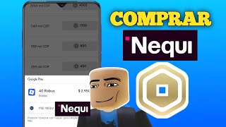 Como Comprar Robux Con Nequi Roblox 2025