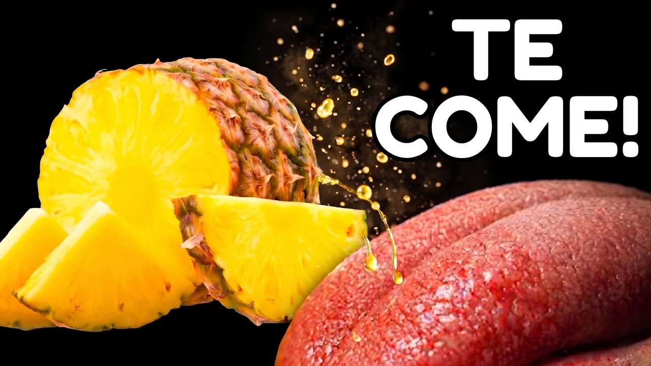 ¿Por qué la PIÑA te "Come" a Ti? | La extraña razón