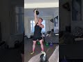 Kettlebell Dead swings 68kg&amp;bent press 28kg | speed/power development paired with grinding strength!