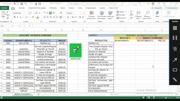 BUSCARV  VS   ÍNDICE Y COINCIDIR  COMPARACIÓN