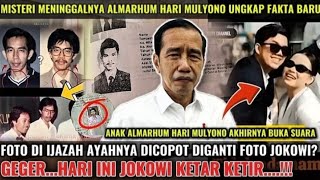 GEMPAR LAGI.!! FOTO IJAZAH HARI MULYONO DICOPOT DIGANTI FOTO JOKOWI⁉️