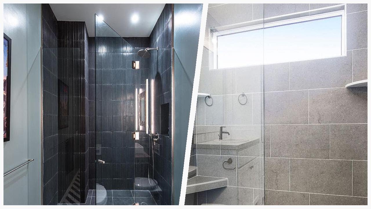 75 Gray Slate Tile Bathroom Design Ideas You'll Love 🌈 - YouTube