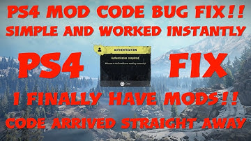 SnowRunner Mod Code Bug Fix For PS4 Very Easy Simple And Quick I Finally Have Mods