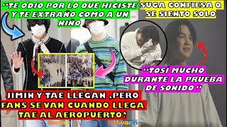 😒FANS RECHAZAN A TAE EN AEROPUERTO X CITA EN?/SUGA CONFIESA QUE SE SIENTE SOLO Y CONTINUO TOSIENDO