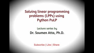 Solve Sudoku using Linear Programming (Python — PuLP)