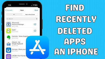 How to find the recently deleted apps on iPhone