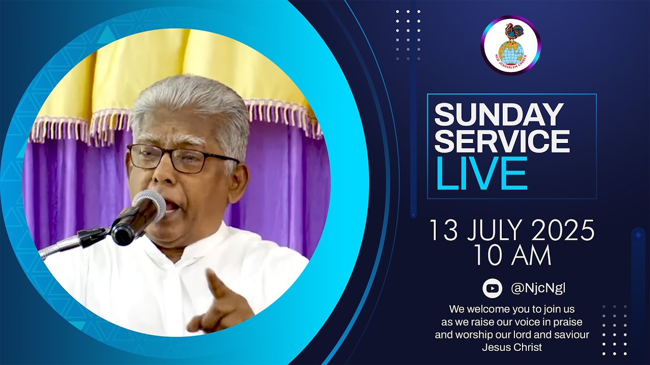 🔴 Sunday⛪ Live Service  -  13 JULY 2025 @ 10.00 AM