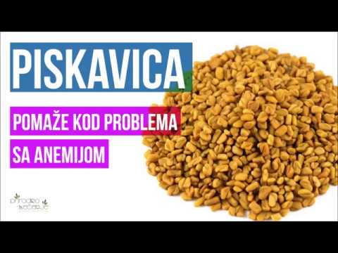 Piskavica sadrži visok nivo gvožđa i dobra je za lečenje anemije