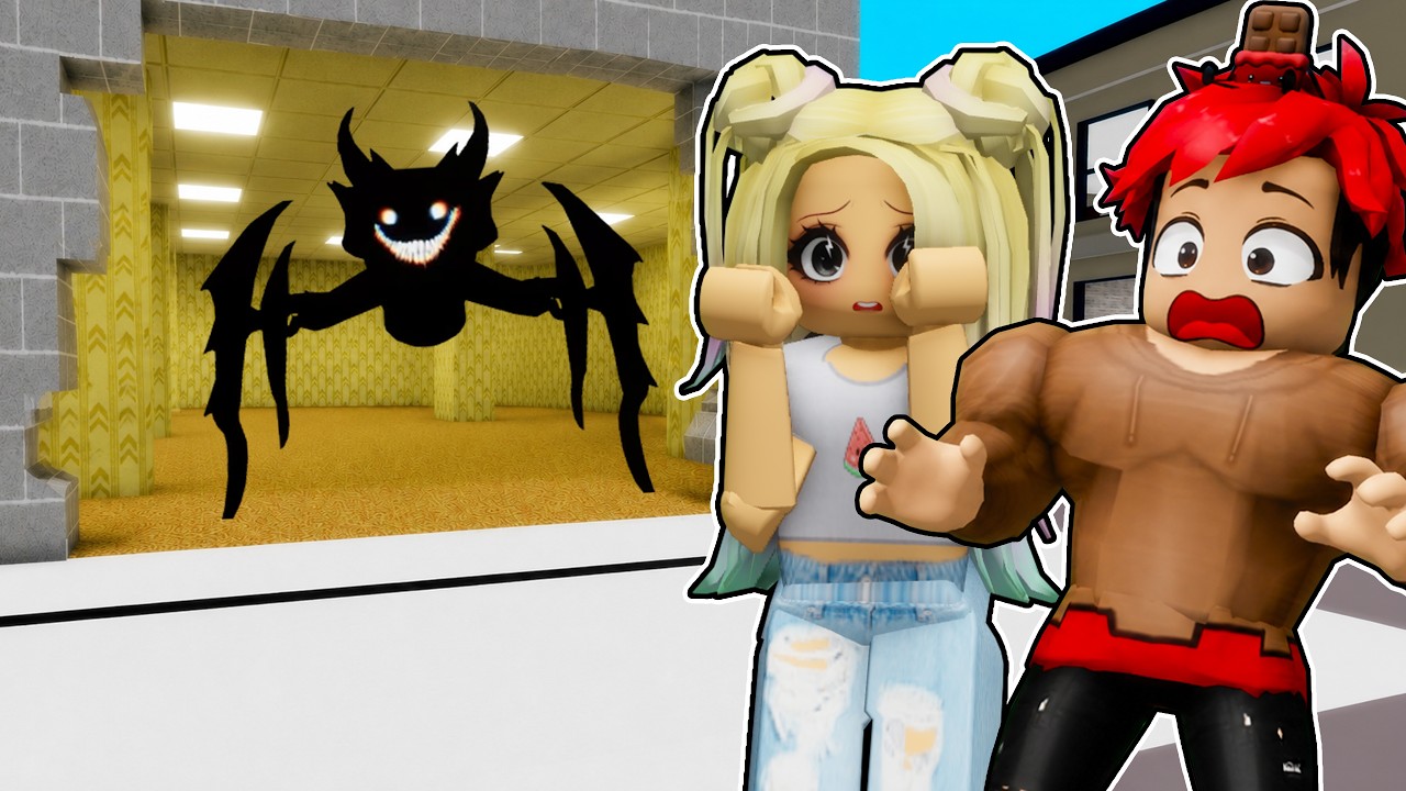 ENTRAMOS A LAS BACKROOMS EN BROOKHAVEN ROBLOX con LYNA