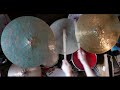 3 kupo crumply cymbals (playing only)