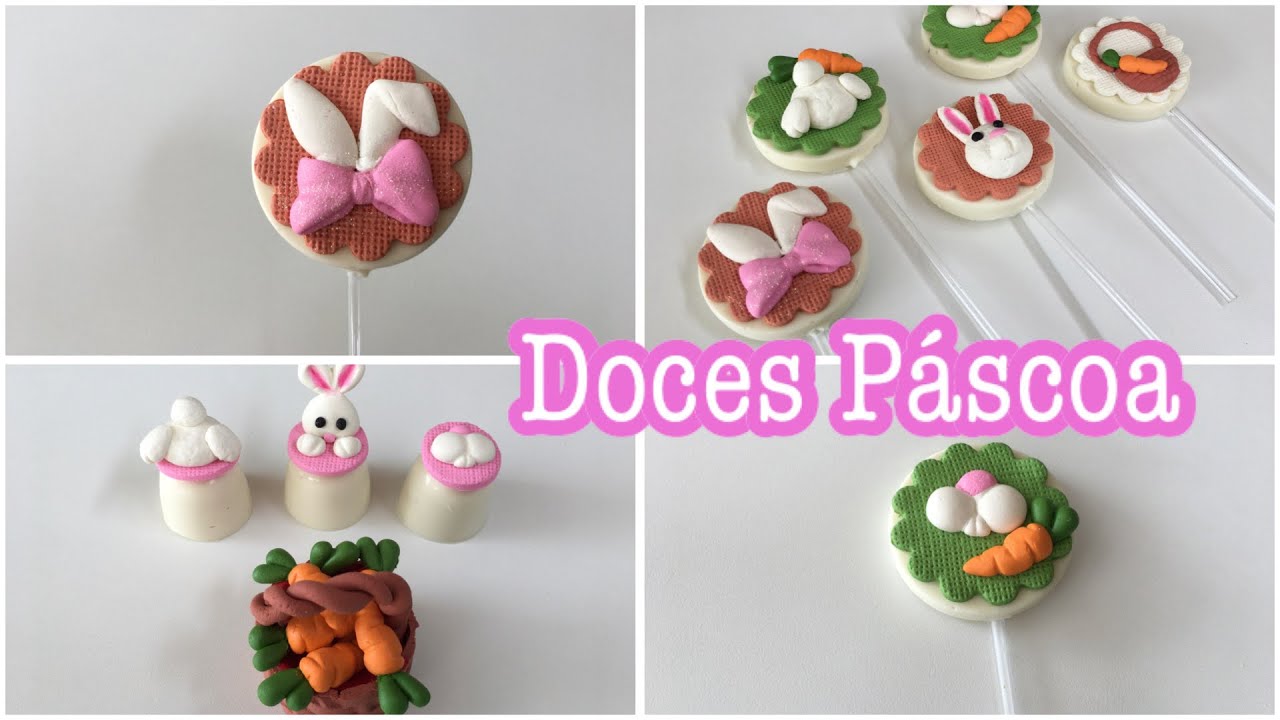 PERSONALIZANDO DOCES DE PÁSCOA COM PASTA DE LEITE EM PÓ - JUSLENE RATCOV