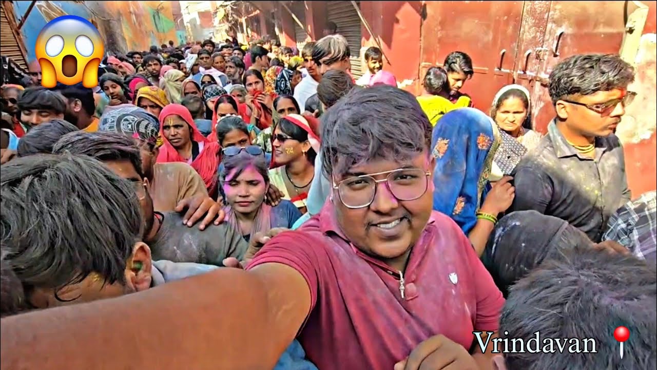 Rangbhari Ekadashi Vrindavan parikrama 2026 | Vrindavan Holi #Vrindavan #brijwasi #Viral #vlog #yt 