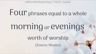 MORNING & EVENING ADKHAR/DUA: Subhaanallaahi wa bihamdihi: ‘Adada khalqihi wa ridhaa nafsihi