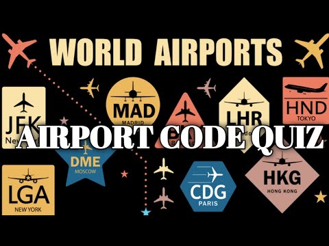 ULTIMATE AIRPORT CODES QUIZ | Guess The puzzle | Guessooze | riddle | Puzzle | paheliyan