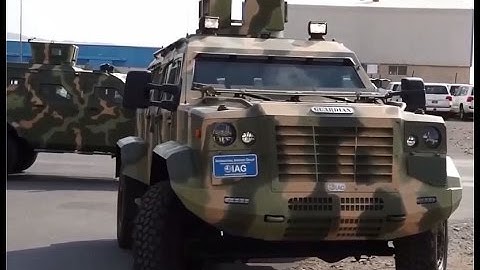 IAG International Armoured Group Jaws Guardian 4x4 APC armoured personnel carrier DSEI 2015 London U