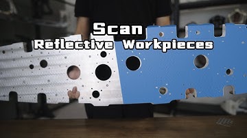 High-Precision 3D Scanning for 1m+ Reflective Thin-Walled Parts — One Pass, No Powder