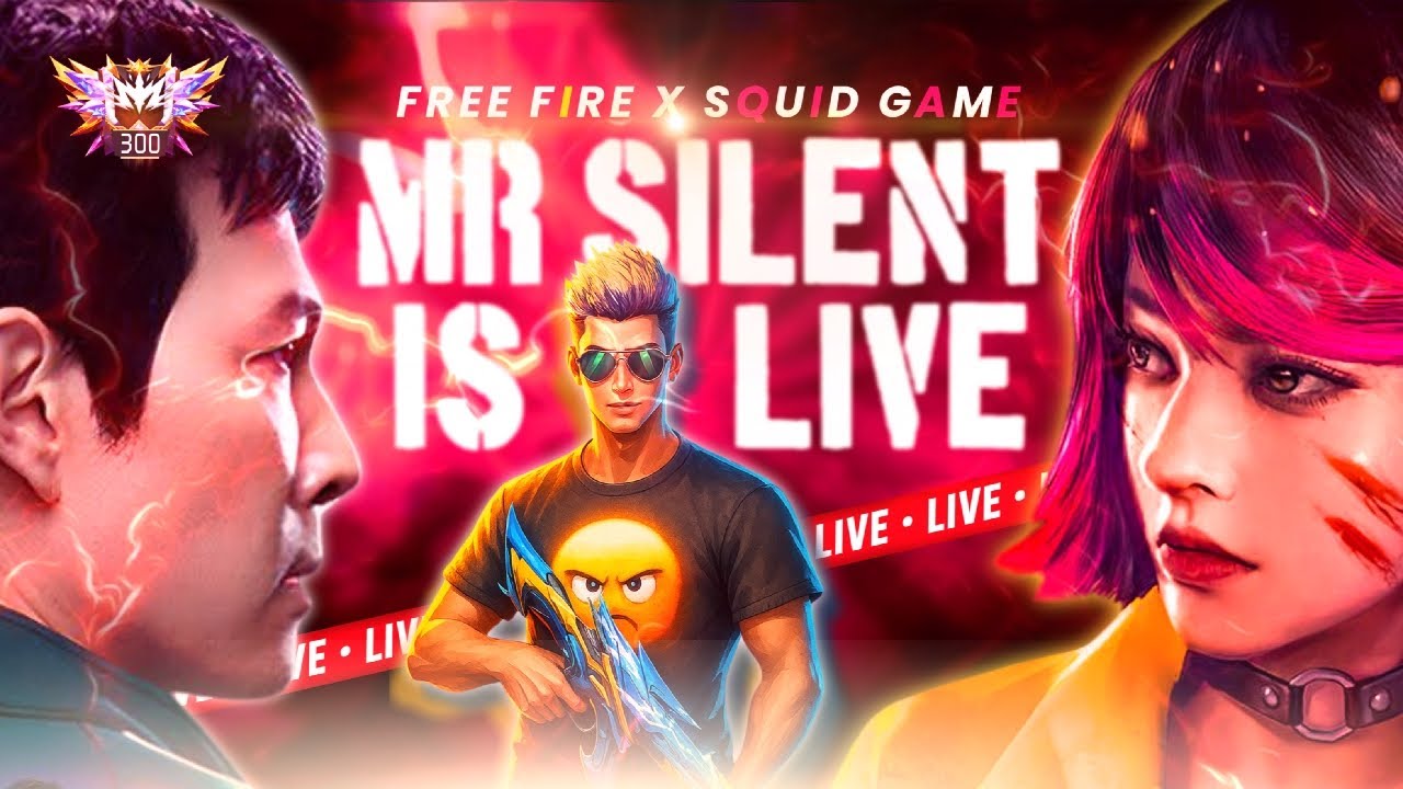Free fire live with silent | mr silent | free fire live