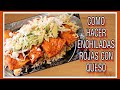 COMO HACER ENCHILADAS ROJAS CON QUESO