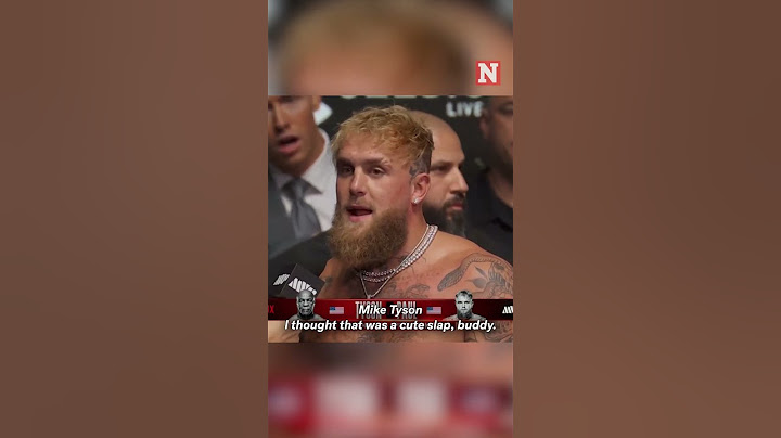 Mike Tyson Slaps Jake Paul At The Weigh-in